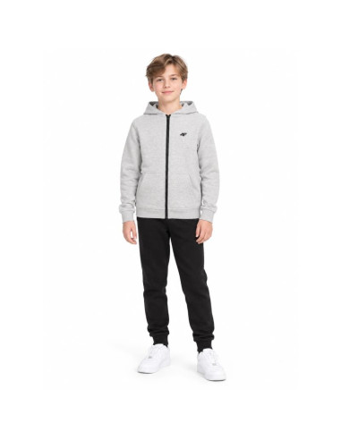 Bluza z kapturem rozpinana chłopięca 4f 4fjwmm00tswsm2754-27m