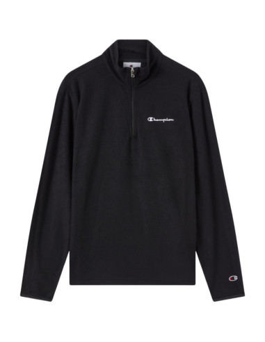 Bluza polarowa męska champion half zip top czarna 220446 kk001