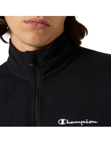Bluza polarowa męska champion half zip top czarna 220446 kk001