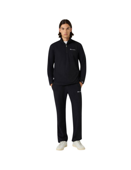 Bluza polarowa męska champion half zip top czarna 220446 kk001