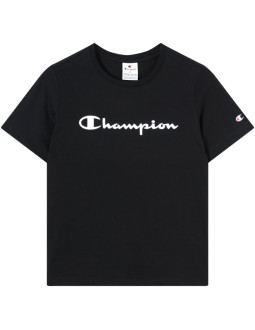 Koszulka damska champion short sleeve czarna 118428 kk001 2