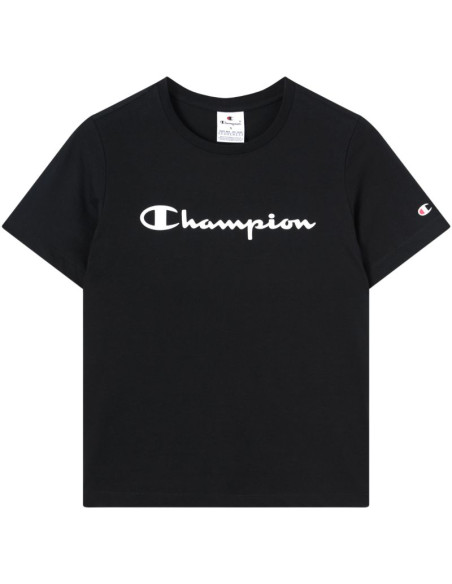 Koszulka damska champion short sleeve czarna 118428 kk001