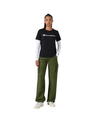 Koszulka damska champion short sleeve czarna 118428 kk001