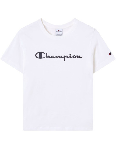Koszulka damska champion short sleeve biała 118428 ww001