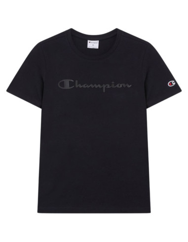 Koszulka damska champion short sleeve czarna 119125 kk001