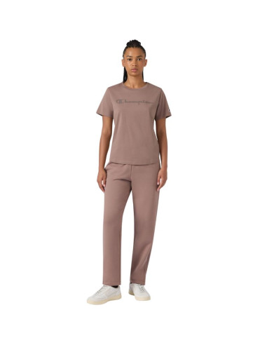 Koszulka damska champion short sleeve ciemny beż 119125 ms513