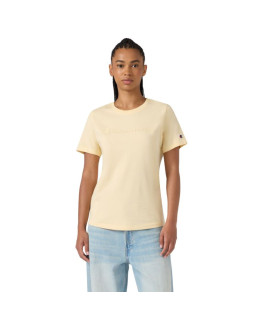 Koszulka damska champion short sleeve żółta 119125 ys175