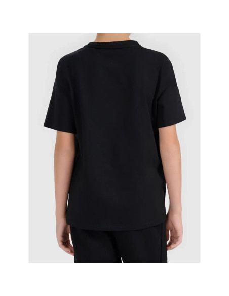 T-shirt bawełniany chłopięcy z logo 4f 4fjwmm00ttshm3604-20s