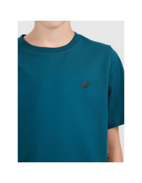 T-shirt bawełniany chłopięcy 4f 4fjwaw26ttshm3507-40s