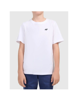 T-shirt bawełniany chłopięcy 4f 4fjwmm00ttshm3603-10s