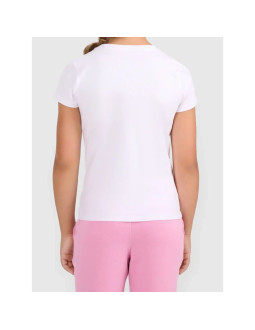 T-shirt bawełniany dziewczęcy 4f 4fjwmm00ttshf3615-10s 2