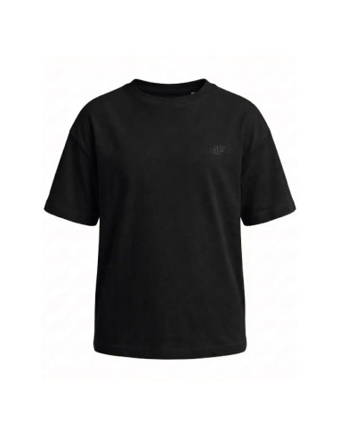 T-shirt bawełniany dziewczęcy 4f 4fjwmm00ttshf3601-20s