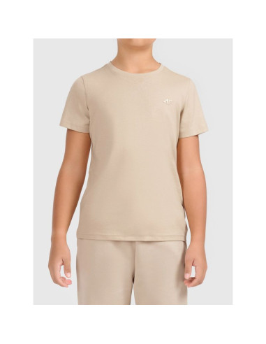 T-shirt bawełniany dziewczęcy 4f 4fjwaw26ttshf3528-83s