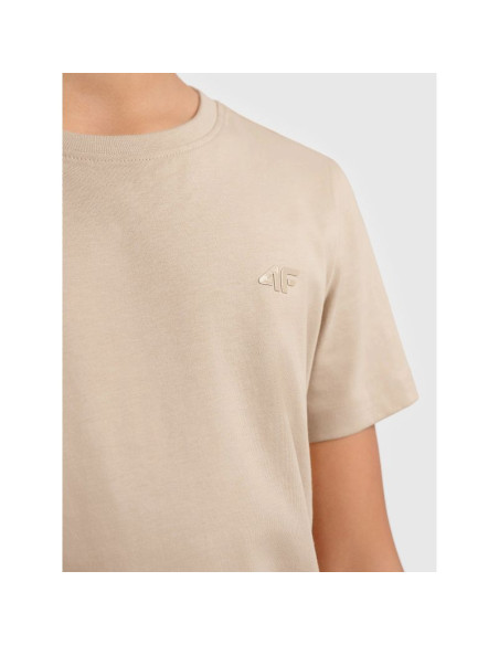 T-shirt bawełniany dziewczęcy 4f 4fjwaw26ttshf3528-83s
