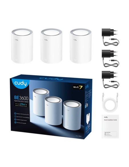 Cudy m3600(3-pack) dwuzakresowy be3600
