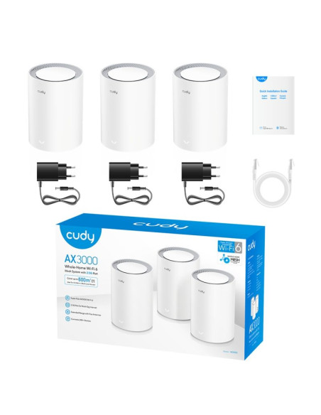 Cudy ax3000 wi-fi 6 mesh 2.5g solution