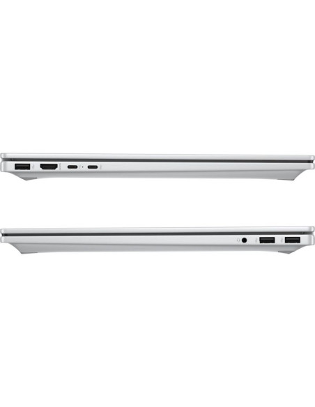 Hp omnibook x 17t-dd00-d4sd9 ultra 7 256v 17.3"fhd touch 16gb ssd512 bt blkb win11 glaciar silver (repack) 2y