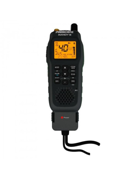 Cb radio przenośne ręczne asc president randy iii
