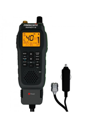 Cb radio przenośne ręczne asc president randy iii