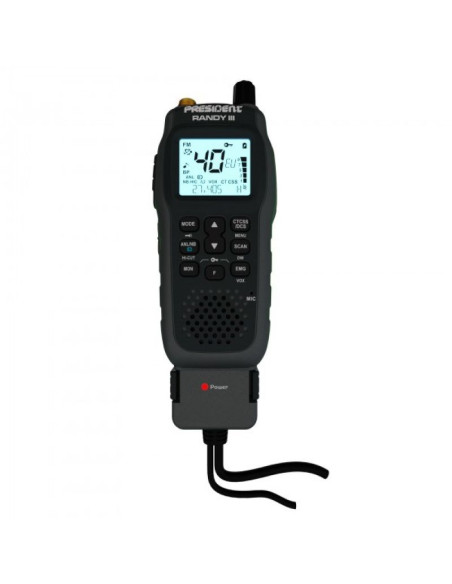 Cb radio przenośne ręczne asc president randy iii