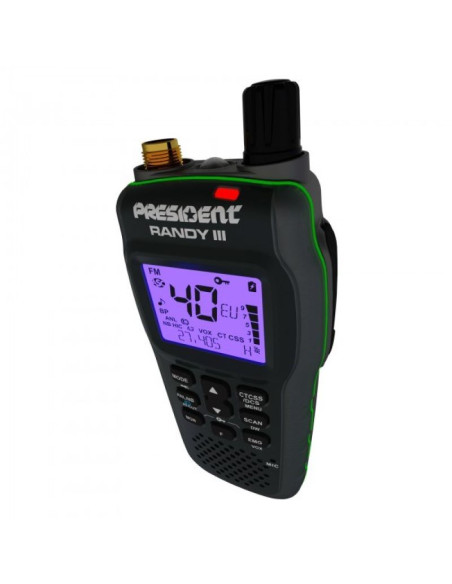 Cb radio przenośne ręczne asc president randy iii
