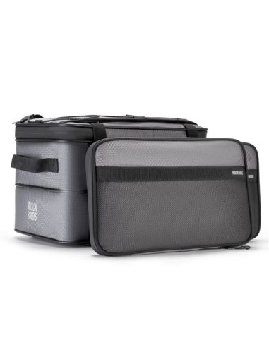 Rockbros torba na bagażnik 15-30l składana szara