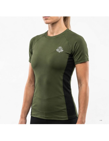 Rashguard damski army green combatwear | dbx bushido