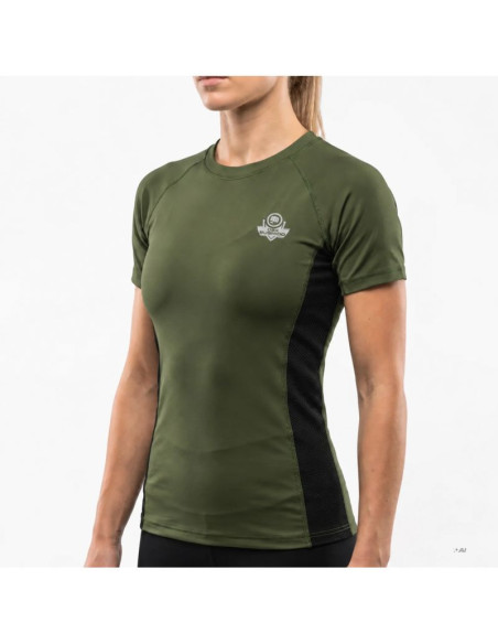 Rashguard damski army green combatwear | dbx bushido