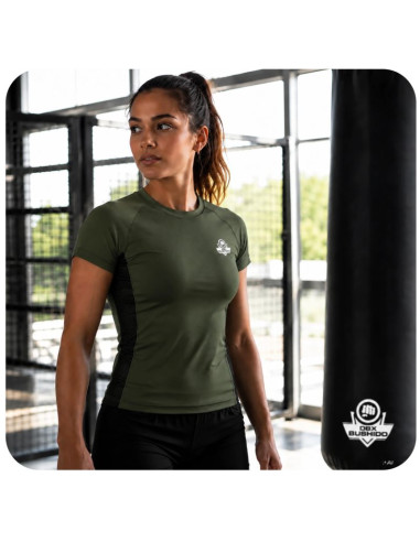 Rashguard damski army green combatwear | dbx bushido