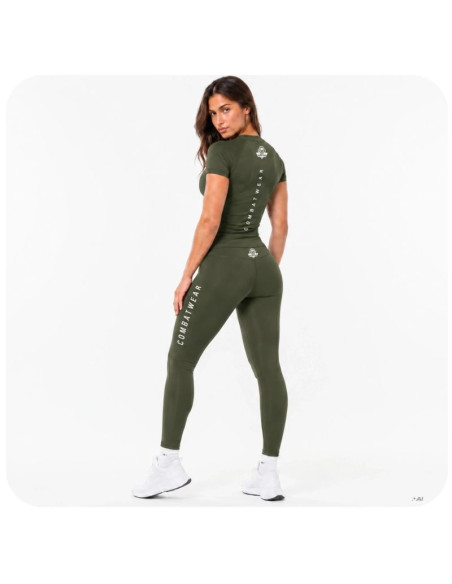 Rashguard damski army green combatwear | dbx bushido