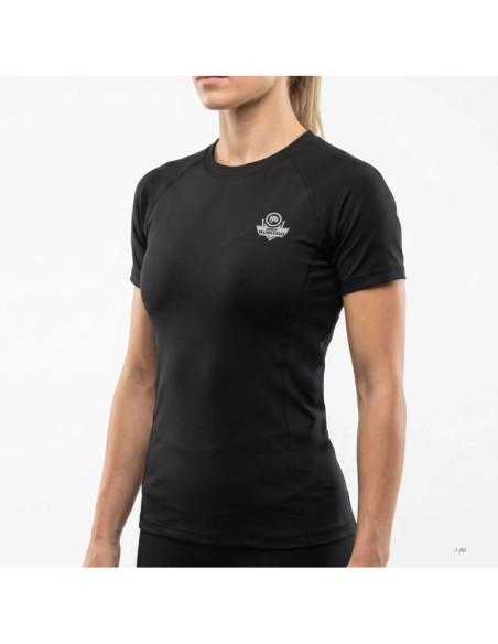 Rashguard damski czarny combatwear koszulka | dbx bushido