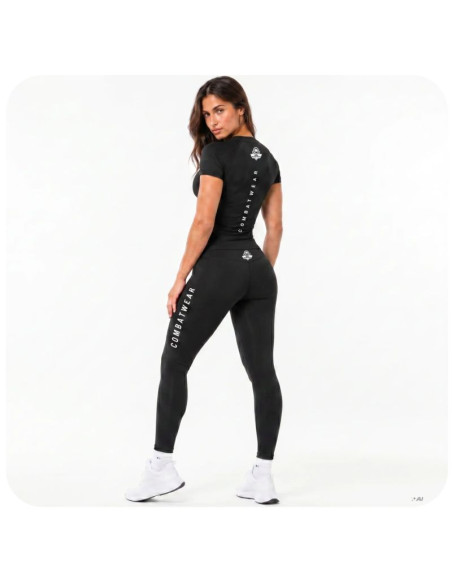 Rashguard damski czarny combatwear koszulka | dbx bushido
