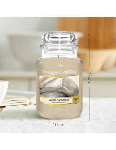 Świeca duża warm cashmere yankee