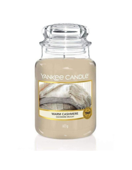Świeca duża warm cashmere yankee