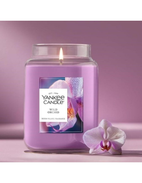 Świeca duża wild orchid yankee