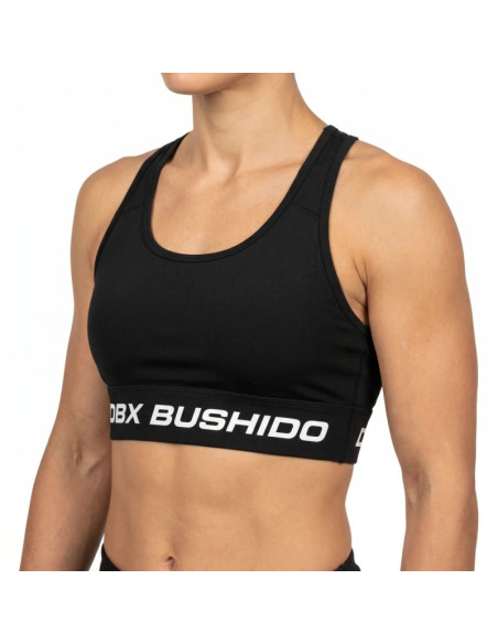 Top krótki damski czarny combatwear | dbx bushido