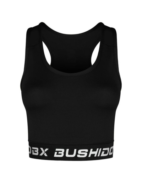 Top krótki damski czarny combatwear | dbx bushido