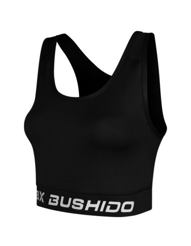 Top krótki damski czarny combatwear | dbx bushido