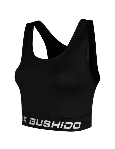 Top krótki damski czarny combatwear | dbx bushido