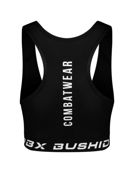 Top krótki damski czarny combatwear | dbx bushido