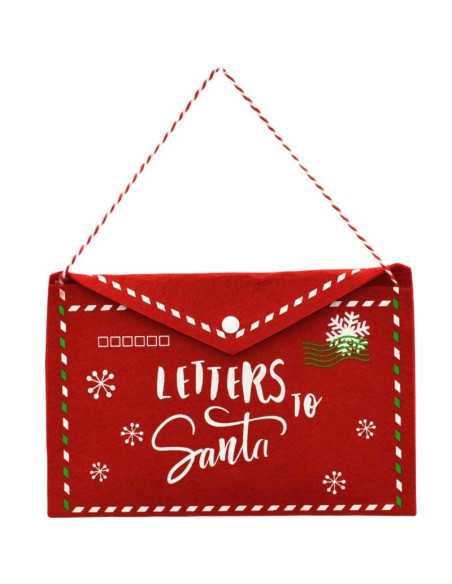 Koperta świąteczna list do świętego mikołaja filcowa 38x30cm letters santa