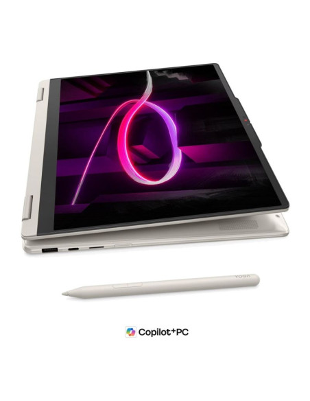 Lenovo yoga 7a 2in1 14agp11 ryzen ai 7 445 14"wuxga oled touch 400nits lbl glossy 32gb lpddr5x-8000 ssd512 radeon 840m wifi7+bt 