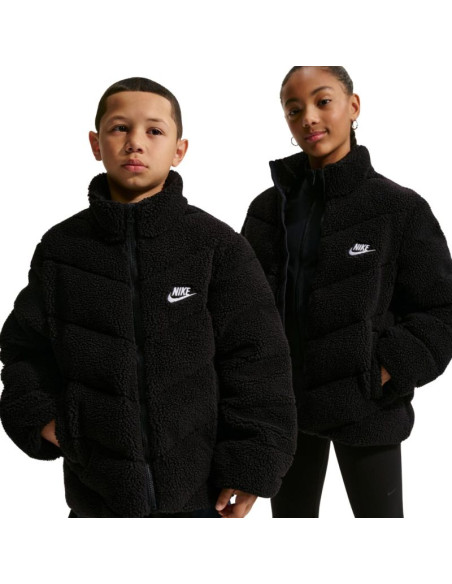 Kurtka dla dzieci nike sportswear czarna im4506 010