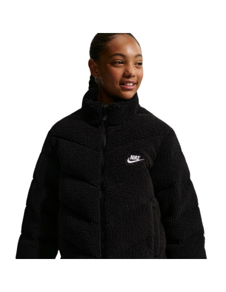 Kurtka dla dzieci nike sportswear czarna im4506 010