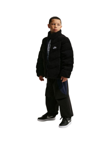Kurtka dla dzieci nike sportswear czarna im4506 010