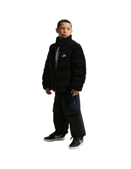 Kurtka dla dzieci nike sportswear czarna im4506 010