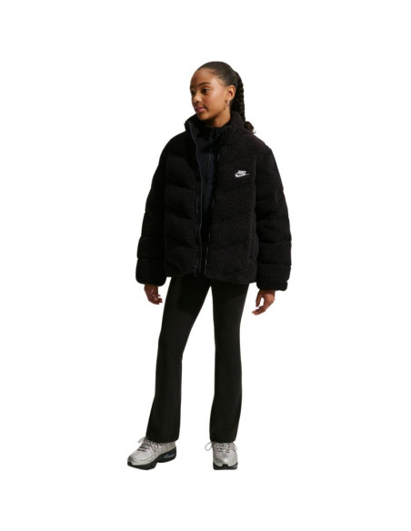 Kurtka dla dzieci nike sportswear czarna im4506 010