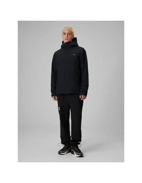 Kurtka typu softshell z kapturem męska 4f 4fwaw26tsofm608-20s