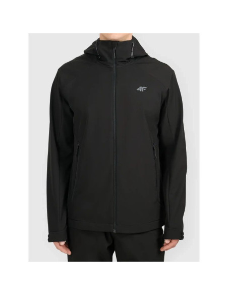 Kurtka typu softshell z kapturem męska 4f 4fwaw26tsofm608-20s