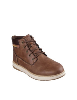 Buty męskie skechers garlan deno brązowe 205235 brn 2